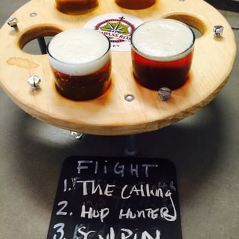 Compass Rose Brewery - Flight! Two options 4 or 6 - Breweries Near Me - Raleigh, North Carolina