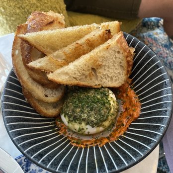 Room for Milly - Warm Burrata with pesto - Cocktail Bars Near Me - Denver, Colorado