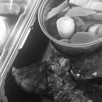 Outback Steakhouse - Photo color matched to the sensation my tastebuds experienced after a forkful of this rubbery "much-less-than-prime" rib - Steakhouses Near Me - Baltimore, Maryland