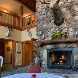 The Lodge dining room. The Lodge dining room.