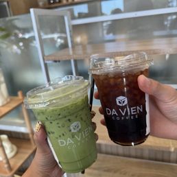 Matcha Latte & Iced Cold Brew