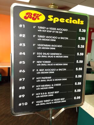 Menu photo 8 BK Subs Loma Linda, CA Menu photo 8 BK Subs Loma Linda, CA