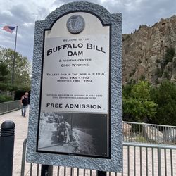 Buffalo Bill Dam Visitor Center - Sign