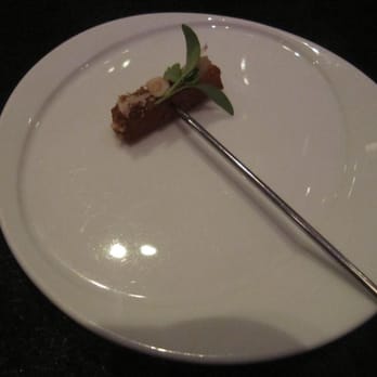 Alinea - chao tom, tasted like a shrimp taco - New American Near Me - Chicago, Illinois