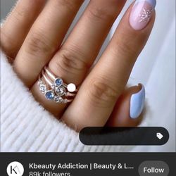 Molinas Nails - NOT MY NAILS, this is the original inspo until i found out they don't have light blue