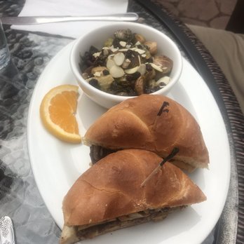 The Tin Thistle - BBQ Burger and Brussels. Yum! - Vegan Near Me - North Bend, Oregon