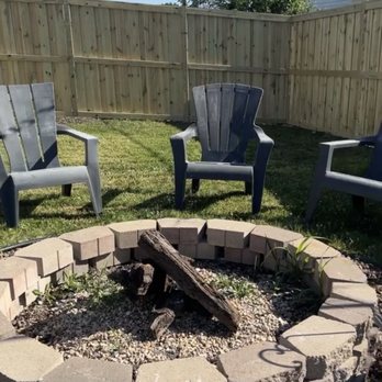 American Standard Builders - Wrapping around the fire pit area. - Fences & Gates Near Me