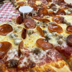 Calaldo's Express - XL Pepperoni w/ Sausage Pizza