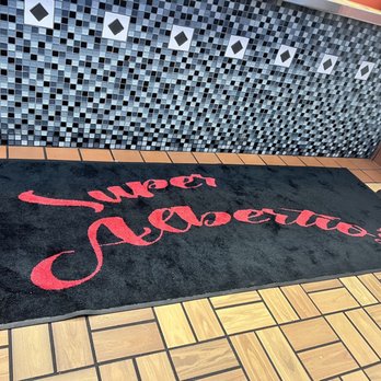 Albertio’s Fresh Mexican Food - a black and red carpet with the words sweet appetite on it - Mexican Near Me - E Rancho Dominguez, California