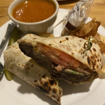 Side Street Cafe - Black Bean Wrap - American Near Me - Bar Harbor, Maine Side Street Cafe - Black Bean Wrap - American Near Me - Bar Harbor, Maine
