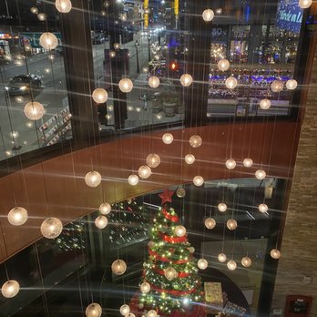 Ocean Prime - View from our little private glass room - Seafood Near Me - Denver, Colorado