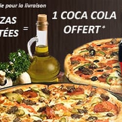 Fissa Pizza - Offre en livraison 2 pizza 2pers à 22euros plus 1 boisson 1.5l OFFERTE