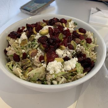 Moxie Eatery - Shaved Brussels and Farro Salad - Cafes Near Me - Denver, Colorado