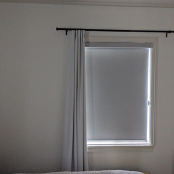 Pride Window Fashions - This is as bright as this room gets now at 2pm - so nice for hot days! - Shades & Blinds Near Me