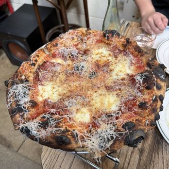 Bungalow by Middle Brow - sopressata + hot honey pizza - Beer Bar Near Me - Chicago, Illinois