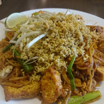 Ty Ginger Asian Bistro - Pad thai with tofu, spicy. Excited to try it! - Asian Fusion Near Me - Dublin, Ohio