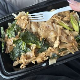 Pad se ew with chicken Pad se ew with chicken