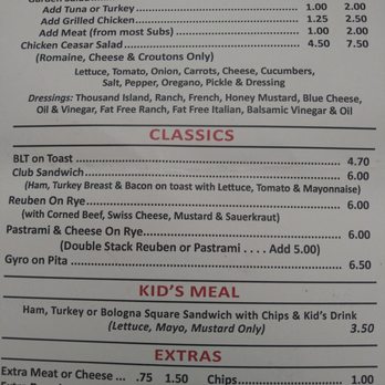 Steves's subs and salads - Sandwiches Near Me - Jacksonville, North Carolina