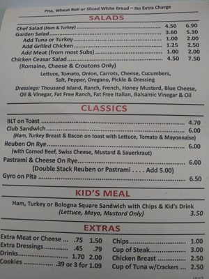 Menu photo 2 Steves's subs and salads Jacksonville, NC