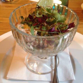 Gamba - Brown shrimp, crab, mango and chilli jam salad. Delicate and delicious! - Seafood Near Me - Glasgow, GLG