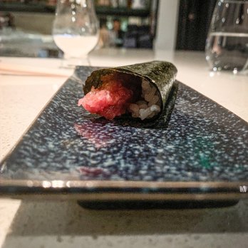 Sushi Kashiba - Toro hand roll - Japanese Near Me - Seattle, Washington