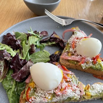 Firefly - Avocado Toast with soft boiled egg - New American Near Me - Washington, DC, District of Columbia