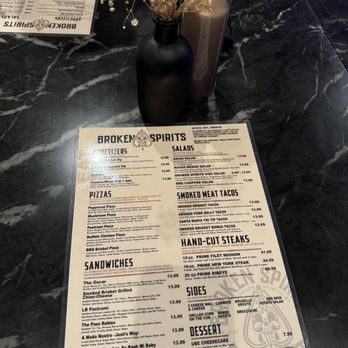 Broken Spirits-Anaheim - Menu - Cocktail Bars Near Me - Anaheim, California