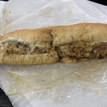 Jim's Steaks - Chicken Cheesesteak with Cheese add mushrooms - Steakhouses Near Me - Springfield, Pennsylvania