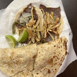 Taqueria Lupita - Celina taco. Pollo quesadilla.