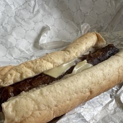 Pete's 2 - Italian sausage with mozzarella