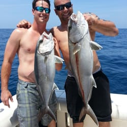 Bent Charters Fishing - Amberjack are big fighters. Lets go offshore with Bent Charters Fishing out of Madeira Beach marina, Florida.