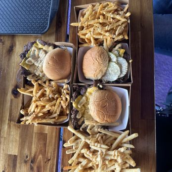 Burger 3000 - Double Oklahoma Style Wagyu & Cajun Fries - Burgers Near Me - Chatsworth, California