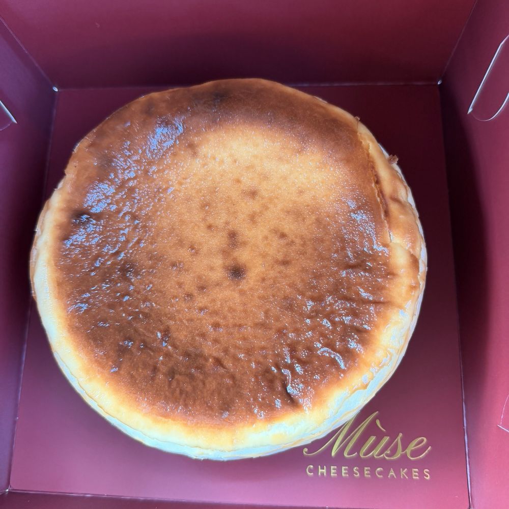 Muse Cheesecakes & Bakery - Classic Burnt Basque Cheesecake - Desserts Near Me - San Diego, California Muse Cheesecakes & Bakery - Classic Burnt Basque Cheesecake - Desserts Near Me - San Diego, California