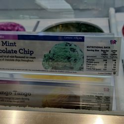 Baskin Robbins Ice Cream - Mint Chocolate Chip