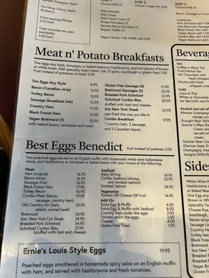 Menu photo 1 Barb & Ernie's Restaurant Edmonton, AB