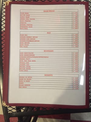 Menu photo 7 Alief Indo-Pak Restaurant Webster, TX