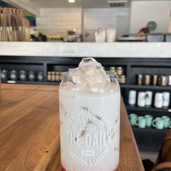 The Daily - strawberry horchata - Coffee & Tea Near Me - Charleston, South Carolina