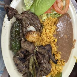 Carne asada plate Carne asada plate