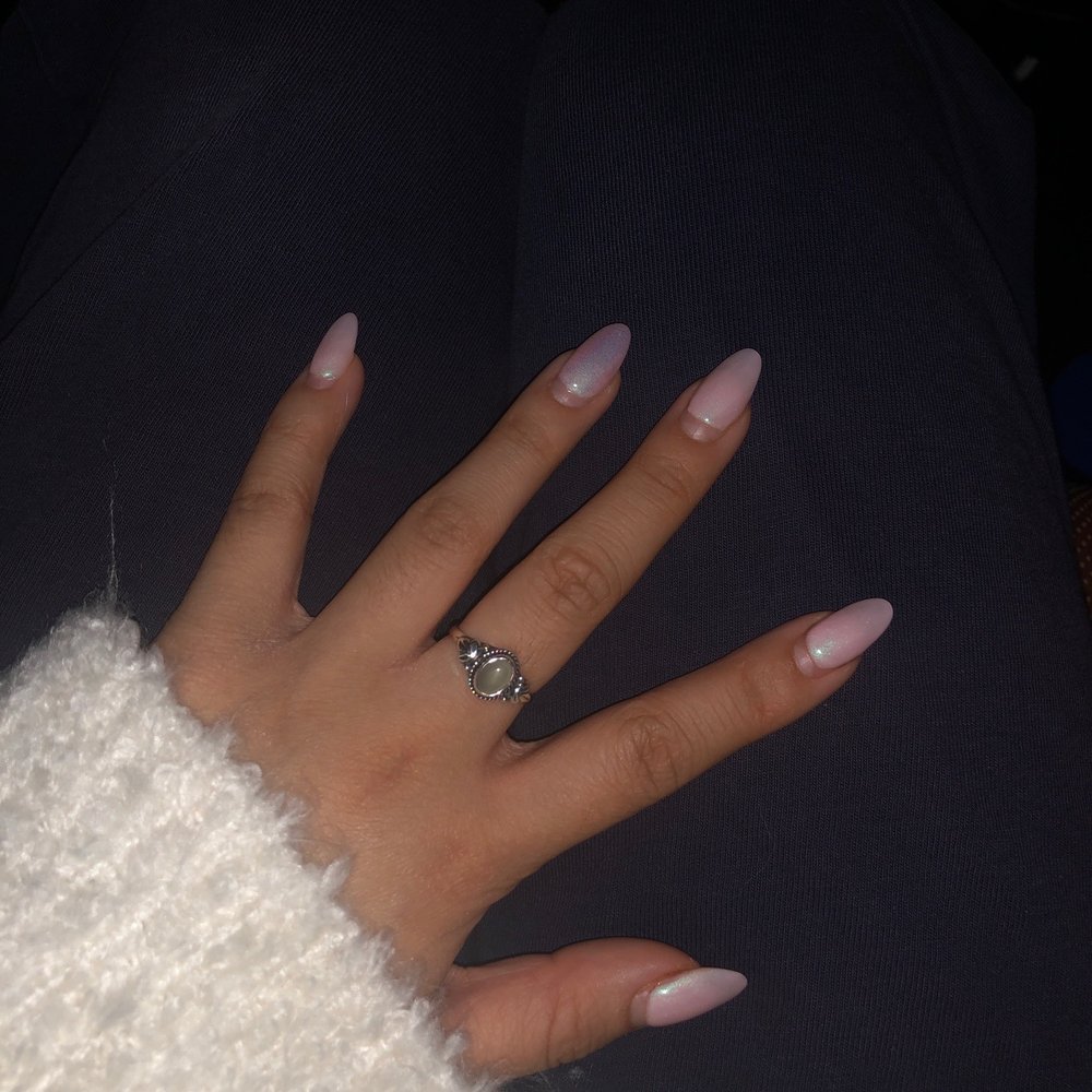 Soak Nails - Grown out Gel X set from first week of December but they're still going strong!!! - Nail Salons Near Me - Encino, California Soak Nails - Grown out Gel X set from first week of December but they're still going strong!!! - Nail Salons Near Me - Encino, California