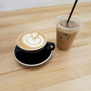 Boomtown Coffee - Milk and Honey on left. Crud on right. Delish! - Cafes Near Me - Houston, Texas