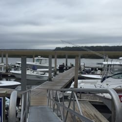 Hogans' Marina - Gang walk down to dock