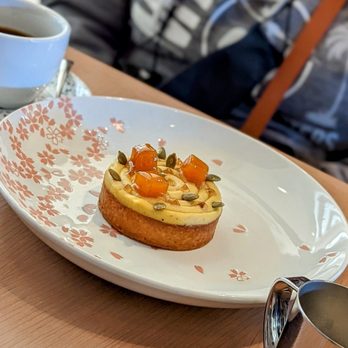 Knife Pleat - Pumpkin tart - French Near Me - Costa Mesa, California Knife Pleat - Pumpkin tart - French Near Me - Costa Mesa, California