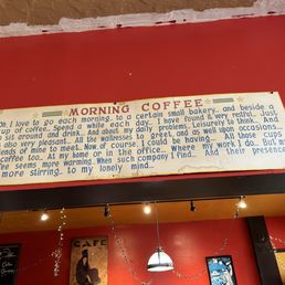Cool sign over the register