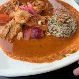 Peruvian seafood dish