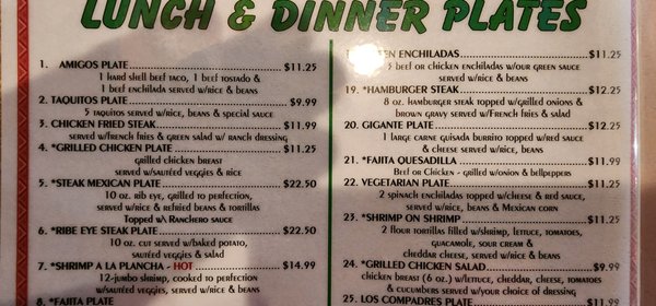 Menu photo 1 Oscar’s Mexican Restaurant Abilene, TX Menu photo 1 Oscar’s Mexican Restaurant Abilene, TX