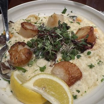 Elbow Room - Hokkaido Scallops & Butternut Squash Risotto - New American Near Me - Fresno, California