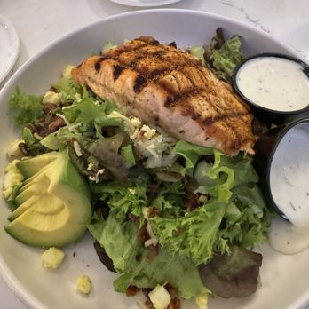 Elliott's - Southern Cobb Salad w/salmon - Southern Near Me - Peachtree City, Georgia Elliott's - Southern Cobb Salad w/salmon - Southern Near Me - Peachtree City, Georgia