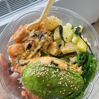 Gong Cha - Build Your Own Poke Bowl (MEDIUM) - Bubble Tea Near Me - New York, New York