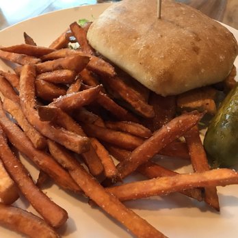 High Velocity - Salmon BLT with sweet potato fries - Sports Bars Near Me - Indianapolis, Indiana