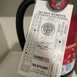 Rainsfire Extinguisher Service